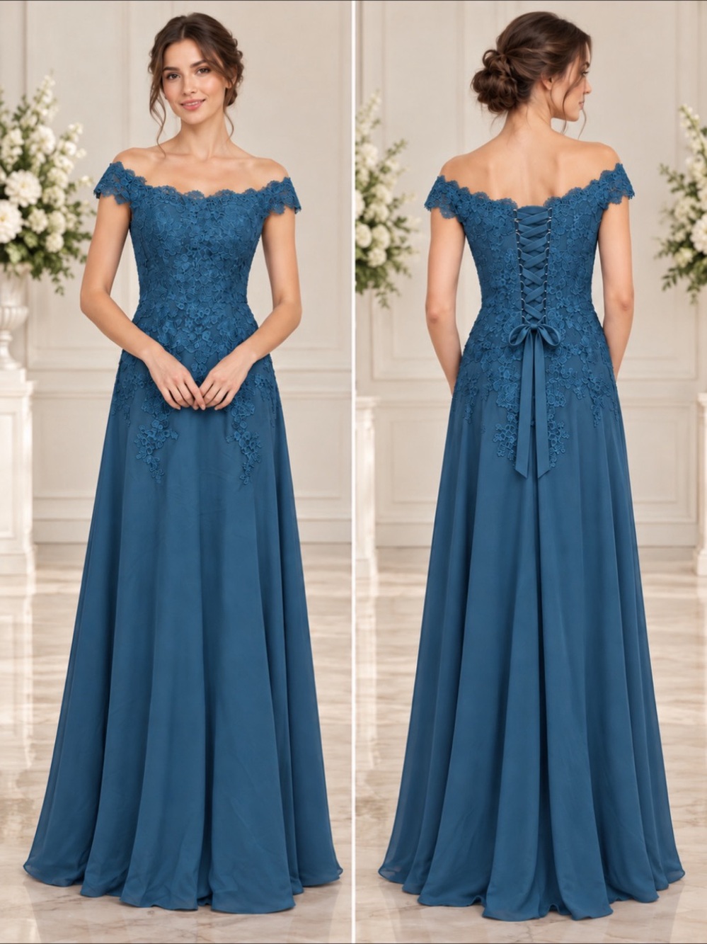 Blue dress